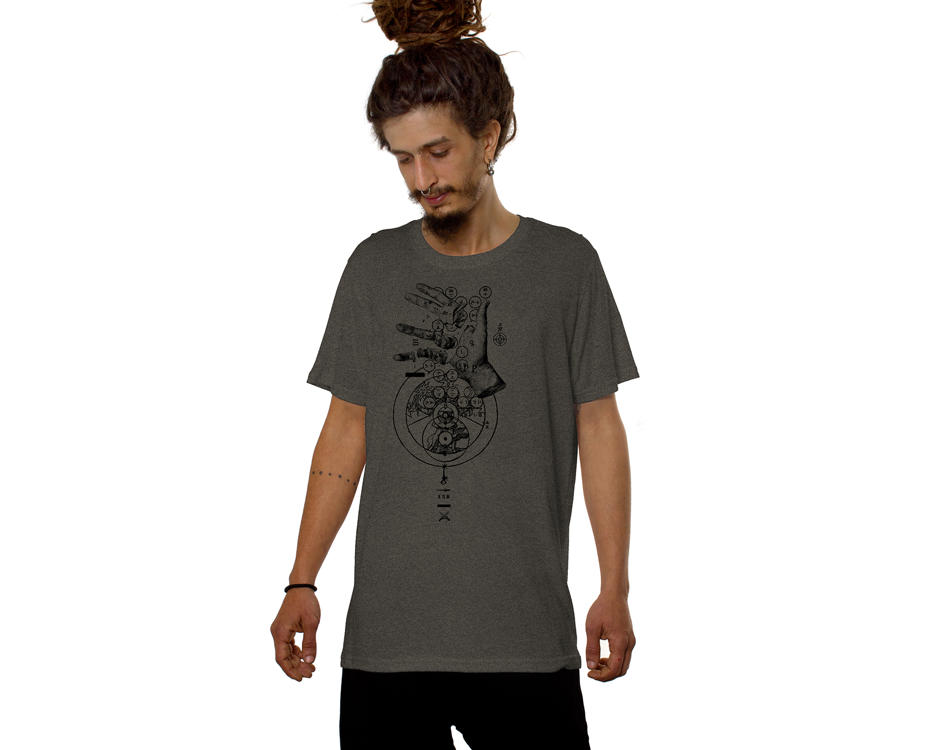 mouline psychedelic men t-shirt
